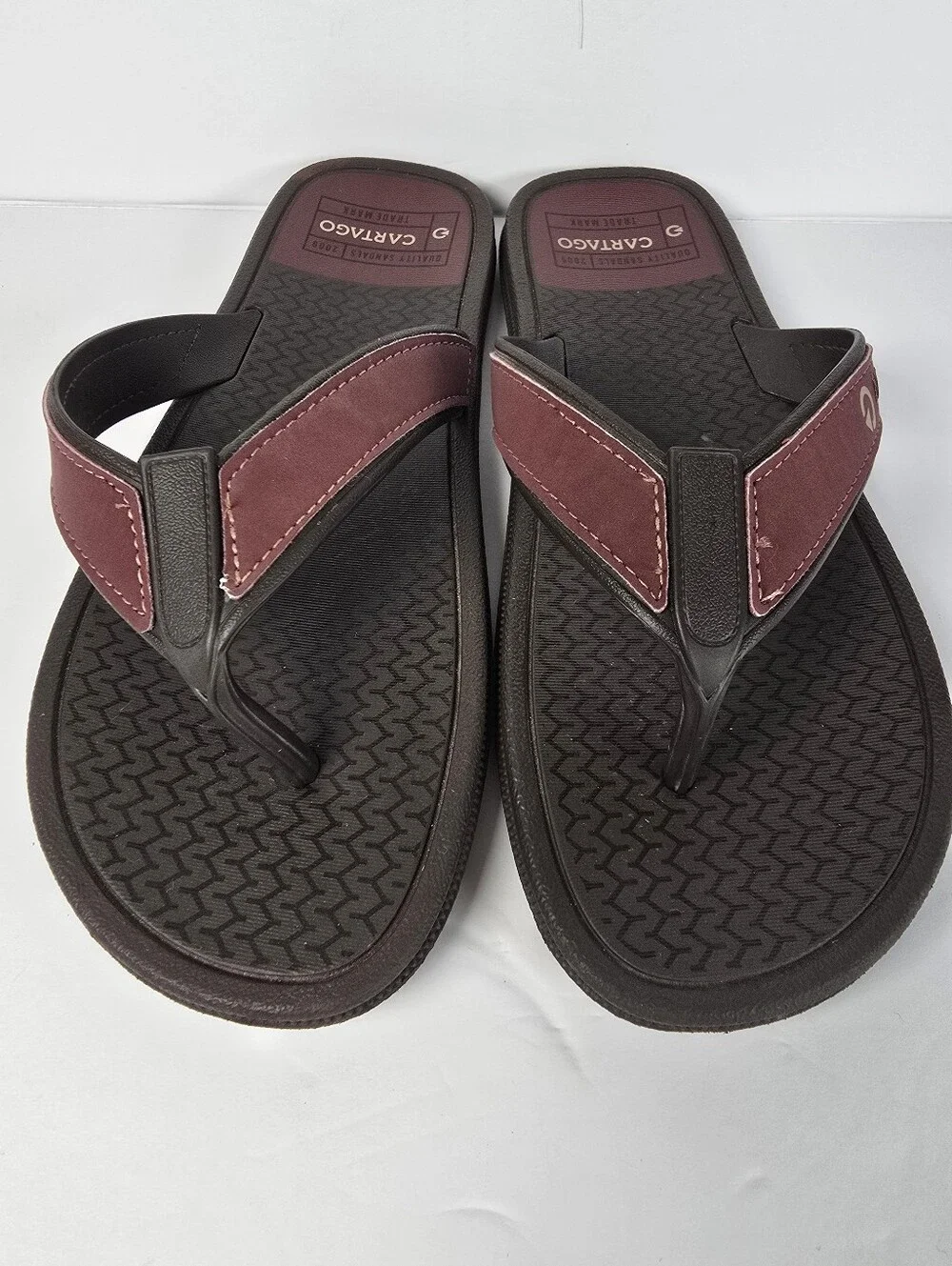 Cartago Mens MAIORCA II Flip Flop Sandals Size 10 Vacation